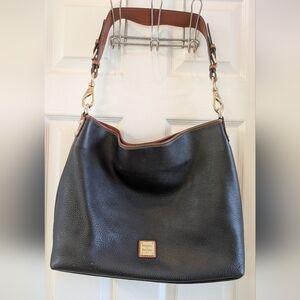 Dooney & Bourke Black Leather Hobo Bag